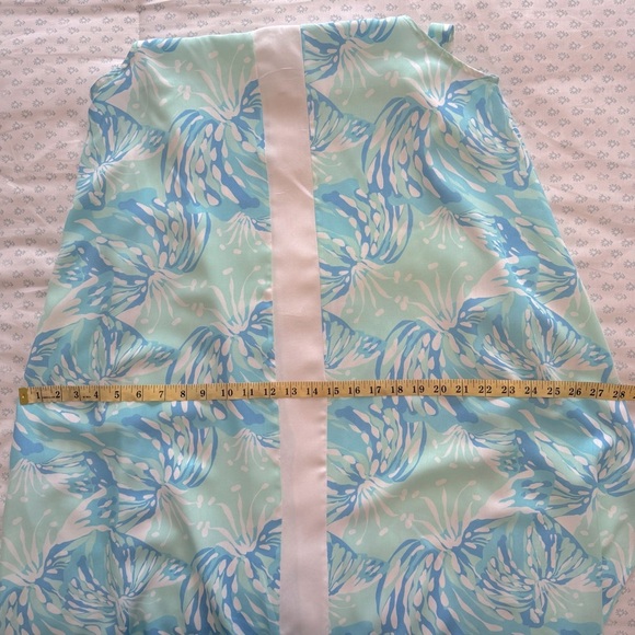 NWT Lilibridge Blue Tropics Beach Midi Dress - Picture 7 of 8